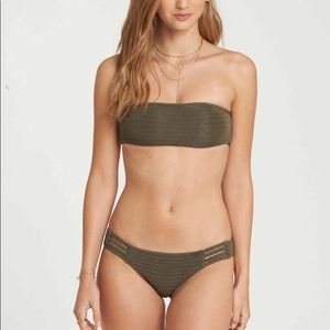NWT Billabong No Hurry Low-Ride Bikini Bottoms